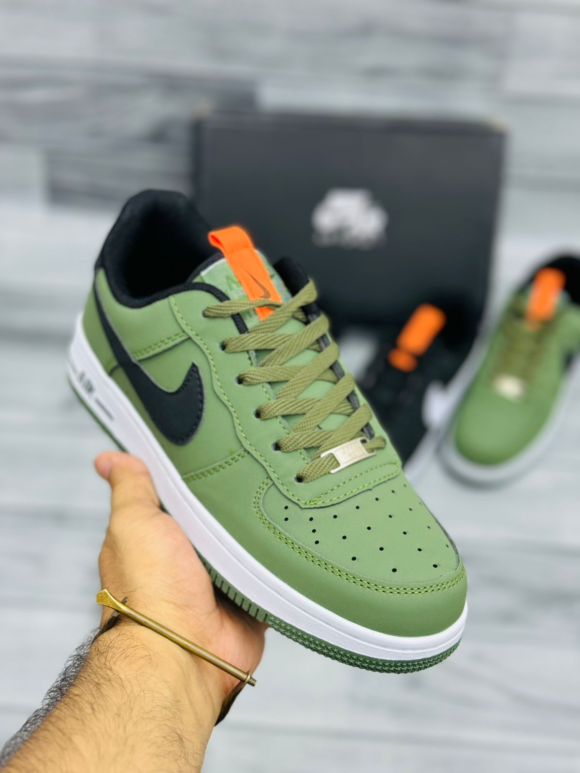 AIR FORCE 1 (GREEN/BLACK SWOOSH) - Image 2